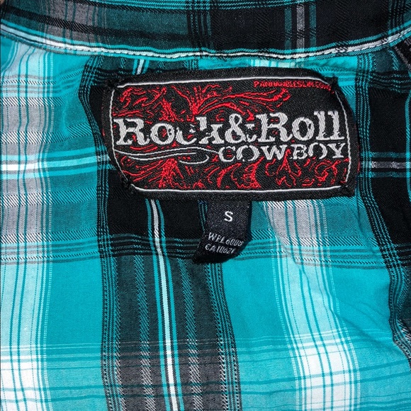 Rock and Roll Cowboy button up shirt - Picture 6 of 6